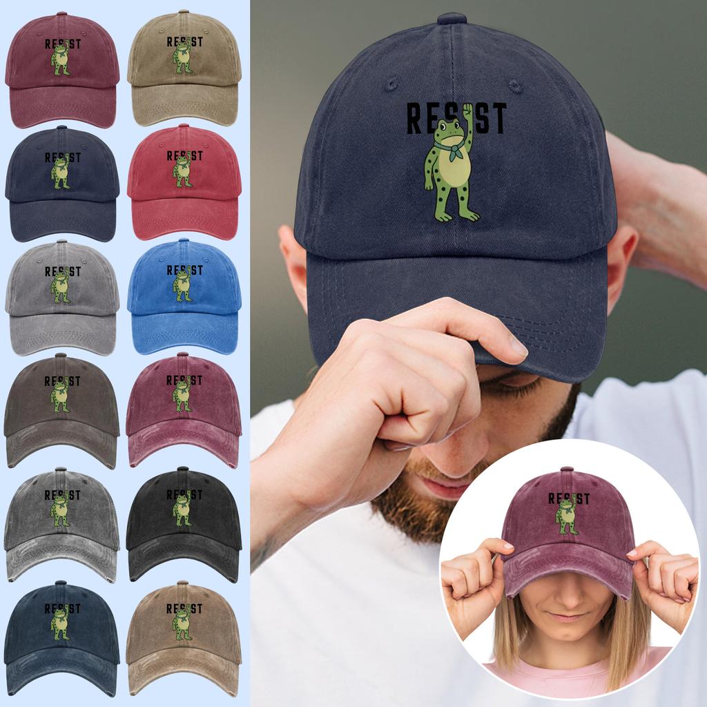 Baseball Cap With Retro , Cotton Washable Adjustable, A Gift For Friends