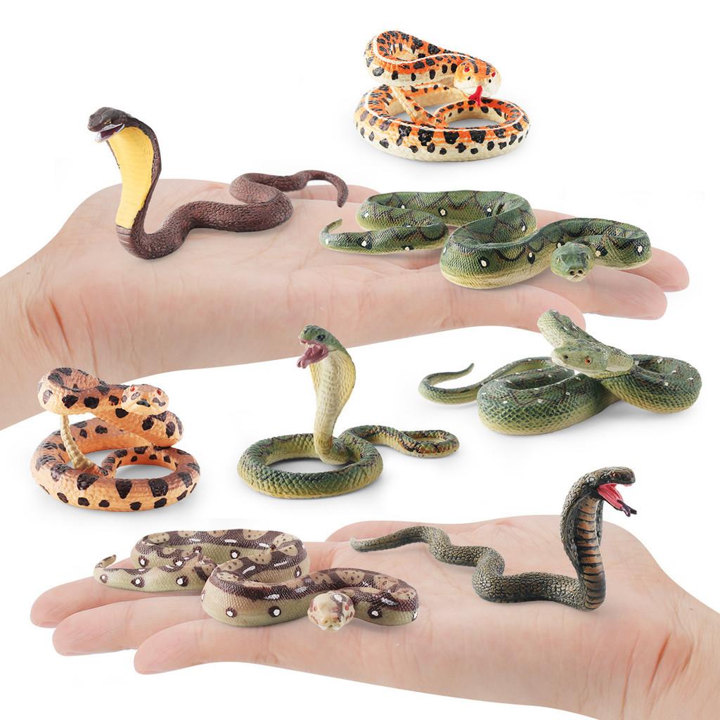 Realistic Snake Model Static Desk Ornament For Reptile Enthusiasts