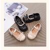 Girls' Leather Shoes Spring and Autumn New British Style Children's Soft Sole Single Shoes Girls' Lolita Fashion Princess Shoes Trendy