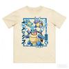 Squirtle Evolution Printed Pure Cotton T-shirt Men and Women Spring/Summer  Collection Fashion Short Sleeved Shirt