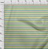 oneOone Cotton Flex Olive Green Fabric Chevron Sewing Material Print Fabric By The Yard 40 Inch