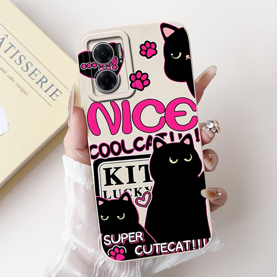 For Xiaomi Redmi 10 5G Fashion Cool Printed Phone Case For Redmi Note 11E Redmi10 5G Soft Silicone Shockproof Cases