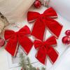 Cartoon Christmas Tree Bowknot DIY Craft Merry Christmas Decorations  Party Favors