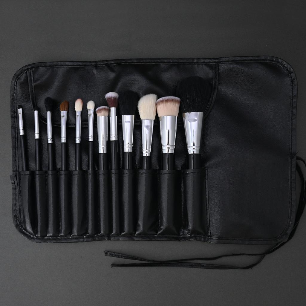 Loose Powder Brush, Foundation, Concealer Brush, Nose Shadow, Eye Shadow, Lip Brush, Contouring Highlighter Makeup Brush Set, Animal Hair Brush