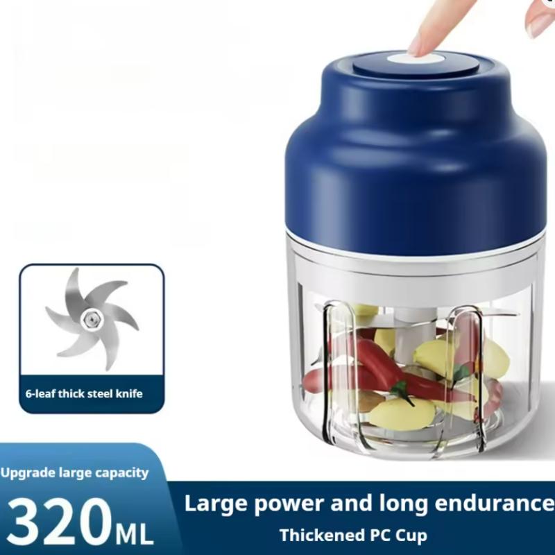 Elektrischer Knoblauchschneider GemüseSchneider Fleischwolf Küche Kinderhilfe Mixer Küchenmaschine Mini Küchenwerkzeuge 250ml/320ml