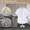 Coat Hanger Stand Non-Slip Clothes Hanger Rack Adjustable Shirt Rack Shoulder Stand For T Shirt Display For Vendor Events
