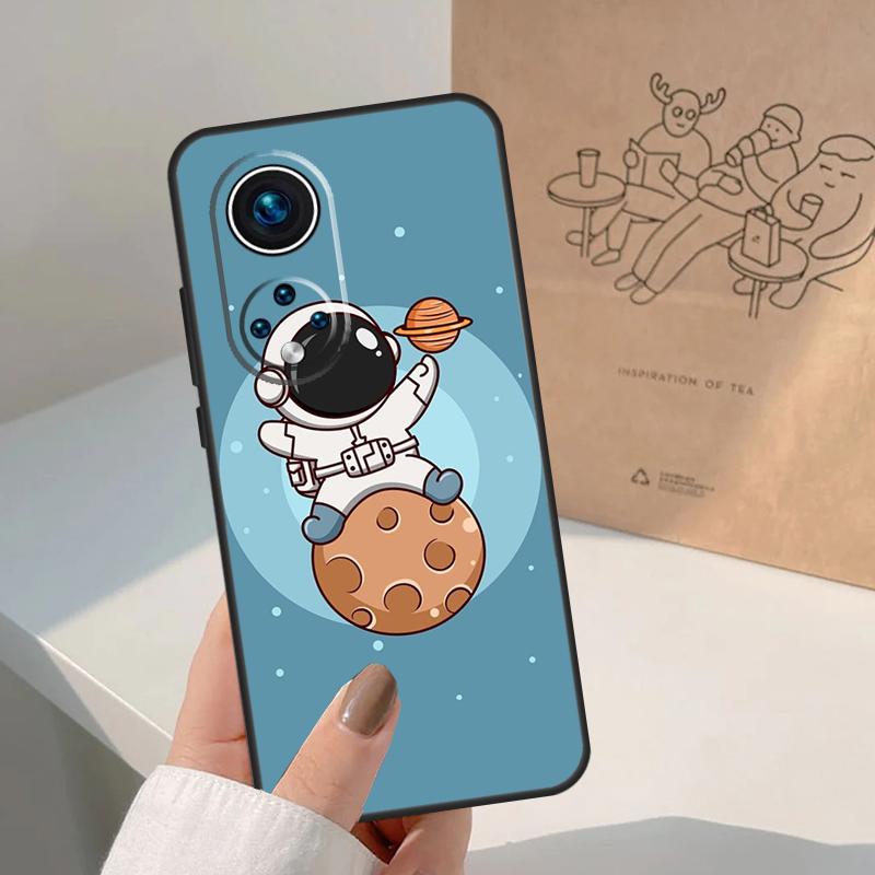 Star Astronaut Cute For Huawei P20 P30 P40 P60 Pro P Smart Nova 9 5T Honor 70 90 50 Magic5 Lite X7a X9a X8a Case