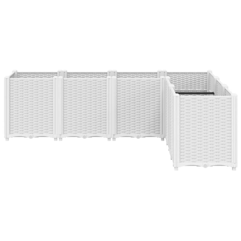 Plant Pot White 160x120x53 cm PP