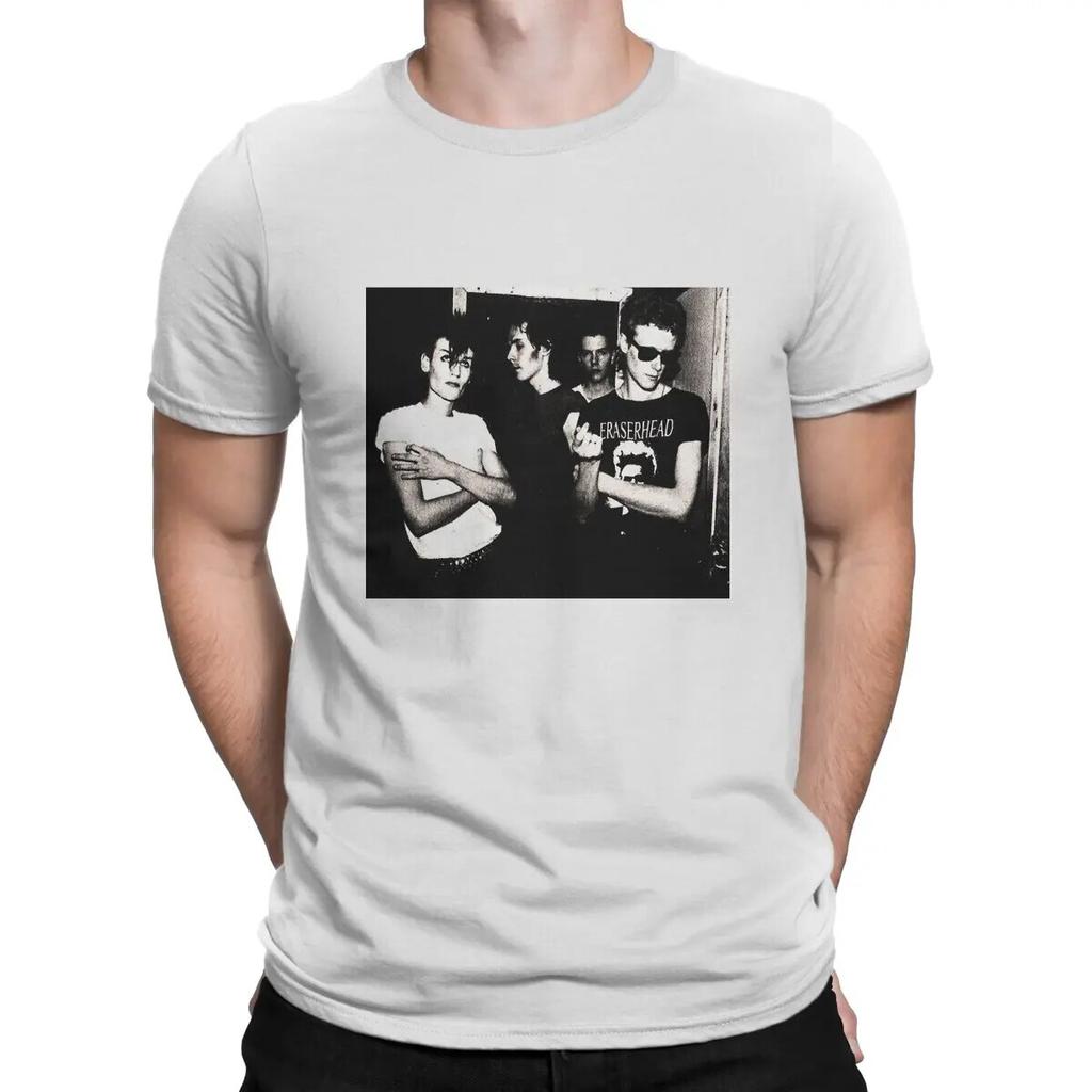 Herrar Brittiskt Postpunk Rockband T-shirt Bauhaus Ren Bomull Kläder Unika Kortärmade O-hals T-shirts Nyhet T-shirts