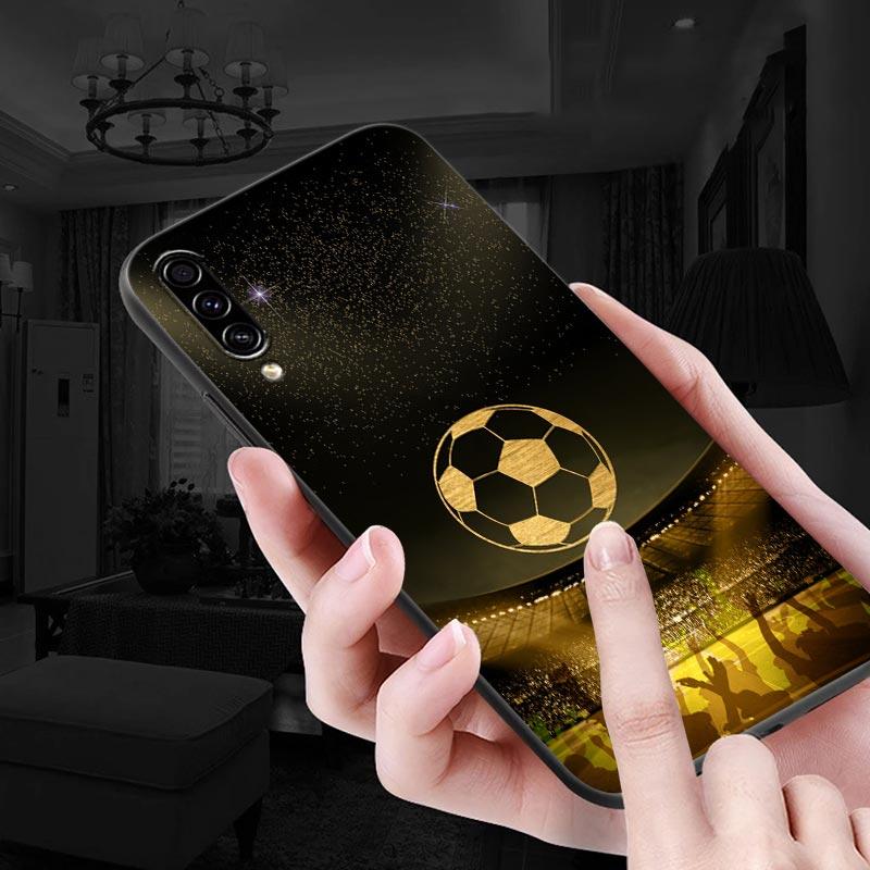 Soft Case For Samsung Galaxy A30 A30S A50 A50S A10S A70 A20S A10 A40 A7 A9 2018 Silicone Back Cover Football Passion Soccer Ball