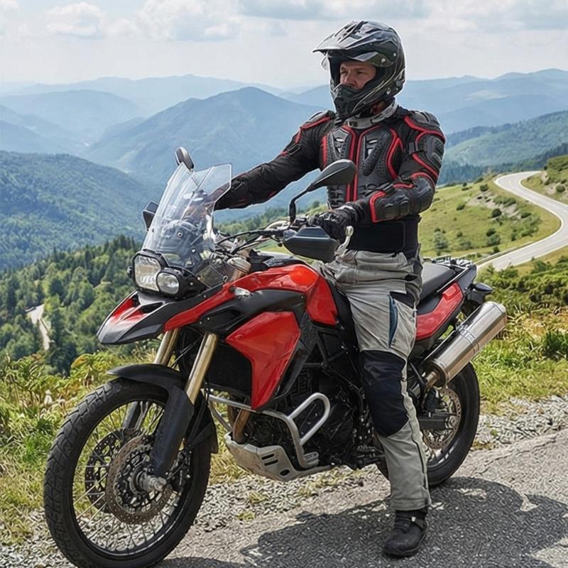 Men New Motorcycle Jackets Body Armors Motocross Racing Jackets Approval Motorbike Protecting Gear