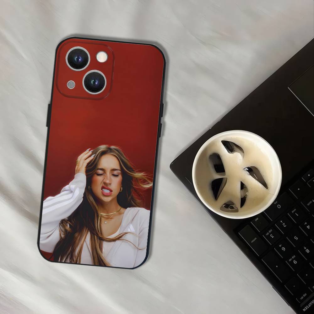 

Tate Mcrae So Close To What For iPhone 17,16,15,14,13,12,11,Pro,XS,Max,XR,Plus,E,SE4,Mini Black Soft Cover Phone Case iPhone17promax
