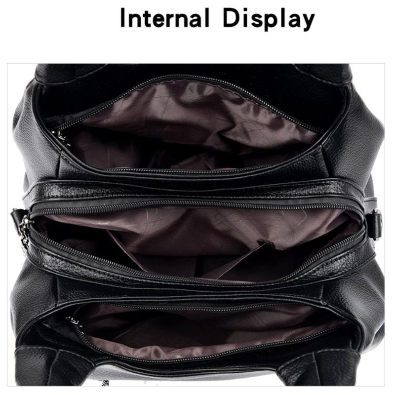 Designer Brand Top Quality Soft PU Faux Leather Casual Tote Bags for Women Handbag Luxury Female Shoulder Crossbody Bag