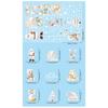 190PCS Christmas Window Clings, Reusable Double Sided Static Christmas Decor Decals, Snowflake Santa Reindeer Christmas Window Stickers For Holiday