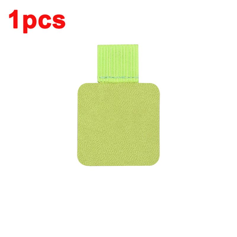 Tragbarer Stiftclip PU-Leder Stifthalter Selbstklebend Bleistift Elastikschlaufe Abdeckring für Notizbuch Journal Klemmbrett