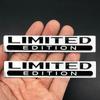 2PCS Metal Limited Edition 3D Car Body Badge Sticker Trunk Fender Emblem Decal Accessorie For Car Motorcycle Bike