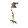 Carnivorous Plant Garden Stake, Metal Flytrap Plant Sculpture, Whimsical Yard Art Stake, Outdoor Decor for Lawn Patio Walkway Flower Bed Porch
