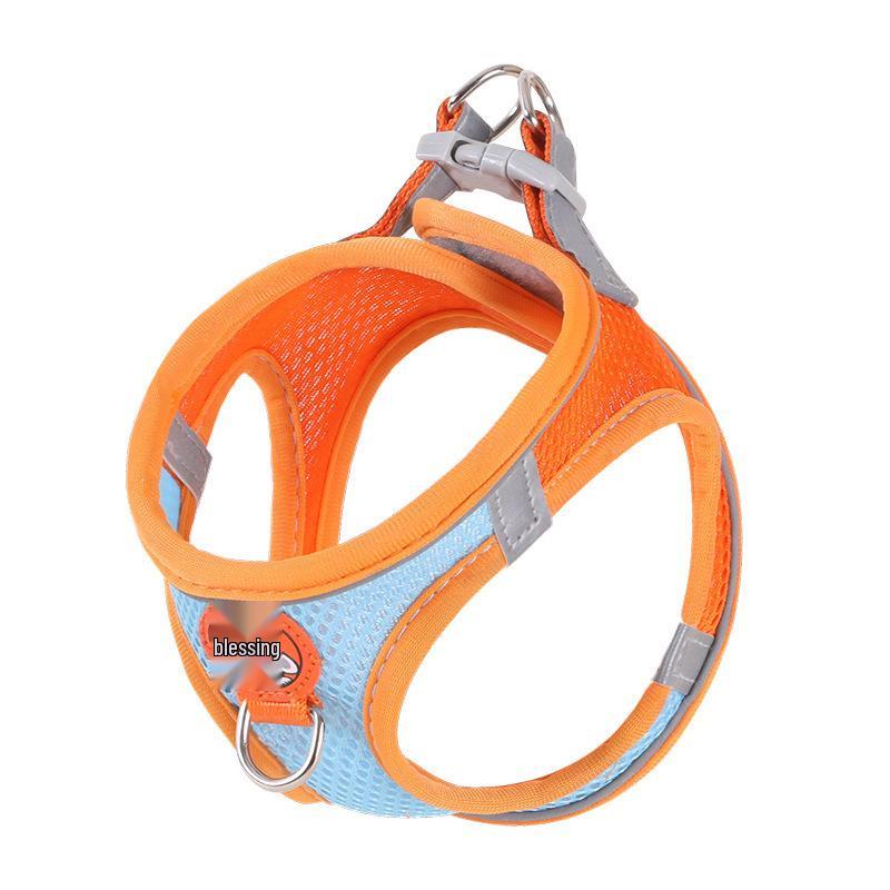 Reflective Breathable Cat Harness & Leash Set - Anti-Escape Vest for Safe Walks