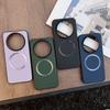 For Huawei Mate 80 Magnetic Case Litchi Texture PU Leather + TPU Phone Back Cover