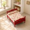 1:12 Scale Dollhouse Four-Post Bed Detailed Diorama Supply Versatile
