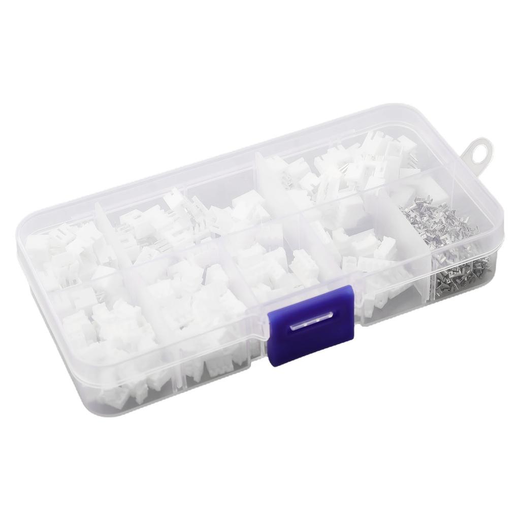 Easy to Use 450 Pc JST PH Connector Kit with 2/3/4 Pin Housing Plugs & Terminals for LED Lighting & Circuit Boards