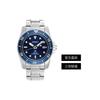 Seiko Prospe Business Casual Solar Movement Stainless Steel Strap Watch Men's Watches Blue Dial SNE585P1