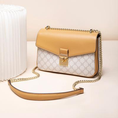 NOVEDAD DE VERANO 2023, bolso cruzado ligero de lujo con cadena para axilas, bolso cuadrado pequeño, bolso de un hombro tipo bandolera versátil, bolso de mujer de cuero genuino