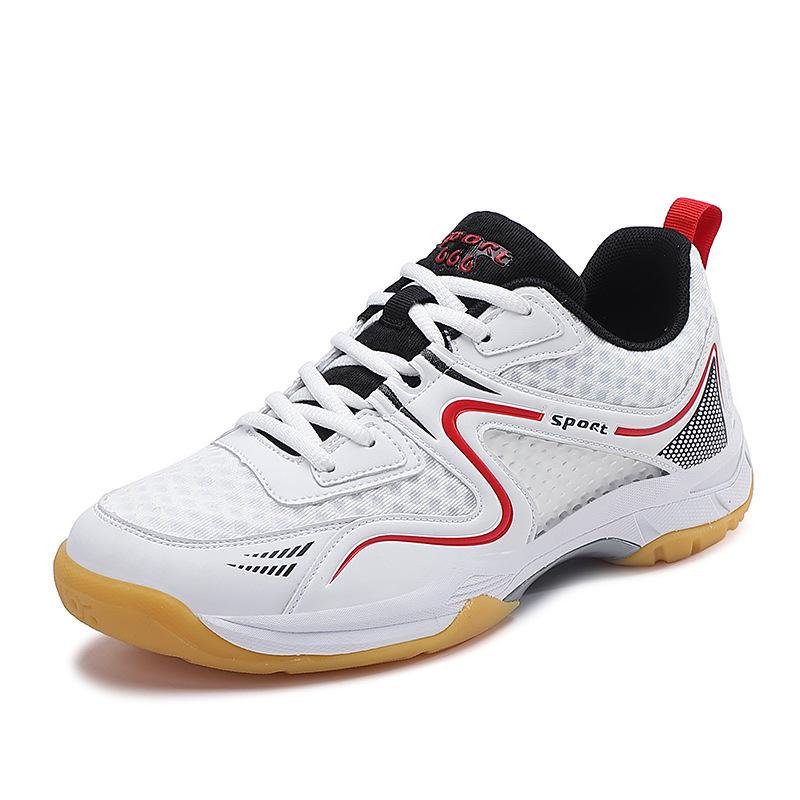 New Badminton Shoes Men's Shoes Breathable Table Tennis Shoes Ultra-light Shock Absorption Non-slip Women's Shoes Competition Training Shoes Tennis Sh