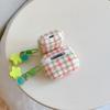Korean Plaid Star for AirPods 1 /1 Protective Case Pro1 Wireless Bluetooth 1/1 Generation Earphone Case Pendant