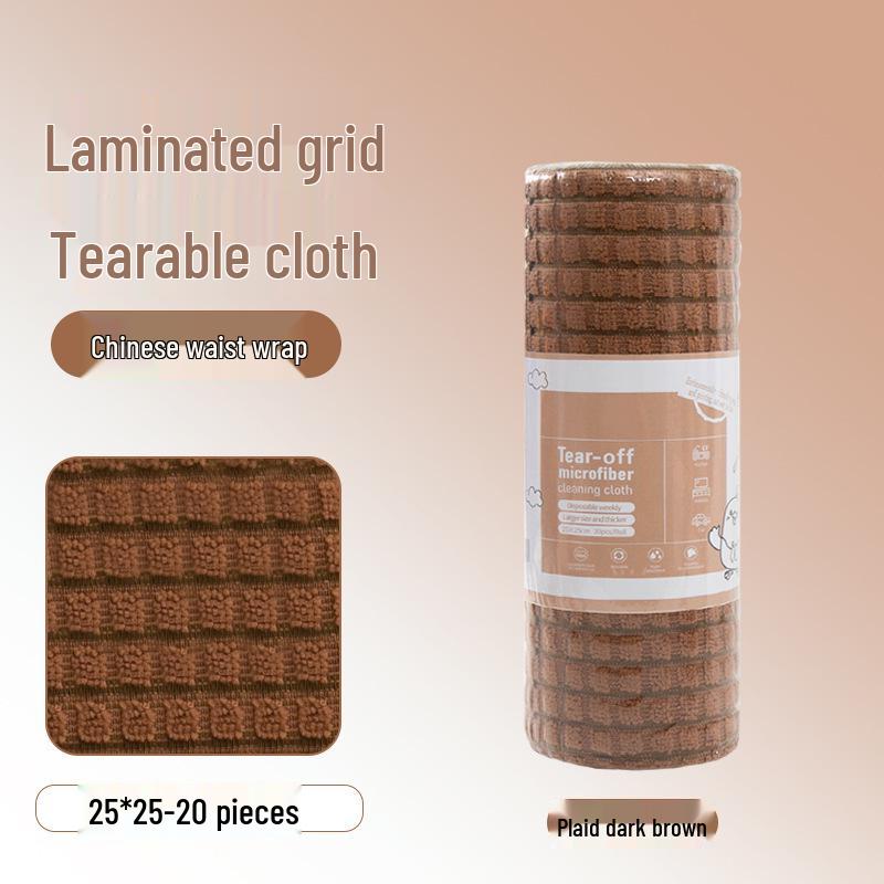 Hand-Tearable, Multi-Functional Kitchen Cleaning Rag: Strong Absorption, Lint-Free, Thick, Disposable.