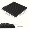 24 Pack Acoustic High Density Soundproof Panels 30x30x2.5cm Acoustic Wall Panels for Noise Reduction Quick Recovery for Studios