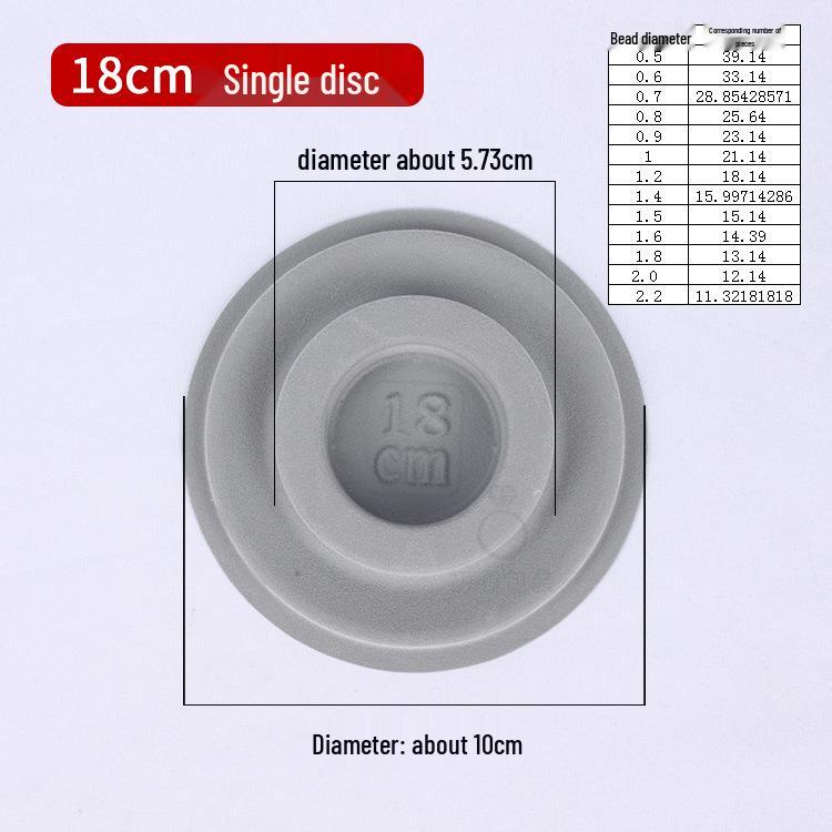 DIY Jewelry Design Plate: Bracelet & Necklace Measuring Tray with Beading Scale