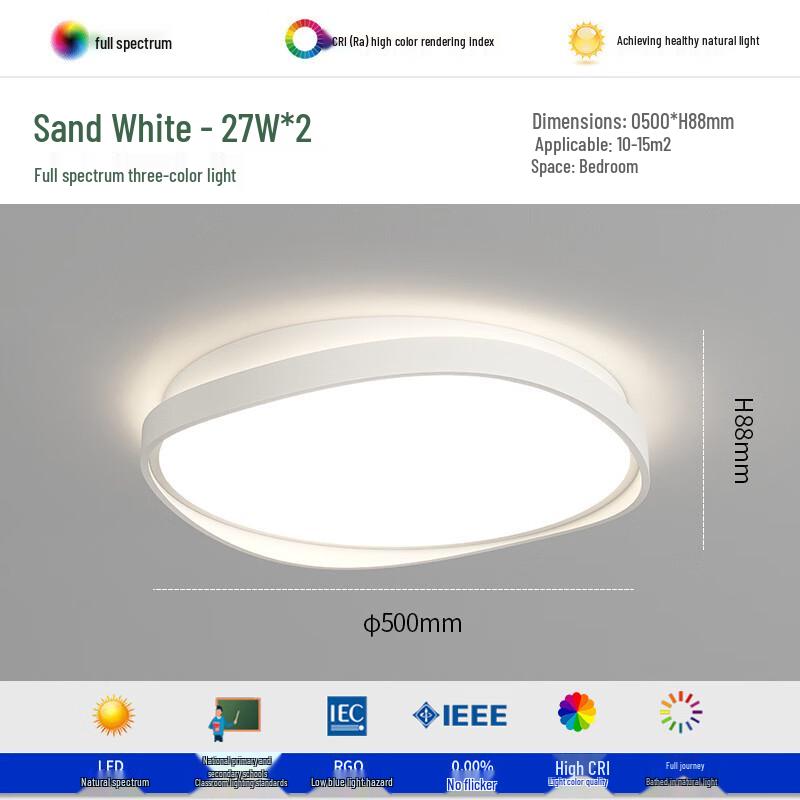 NuFeng Full Spectrum LED Ceiling Light with Smart Dimming