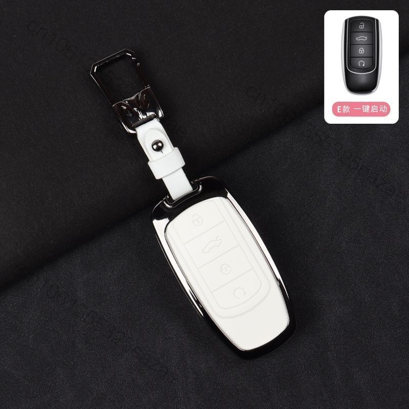 Alloy Style Car Key Case Cover Shell For Chery Tiggo 7 4 8 Pro Jaecoo J7 J6 J8 Omoda 5 9 C5 C9 E5 Ebro S800 S700 Phev Key Chain