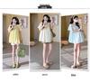 Summer 2026 Korean Maternity Lace Embroidered Doll Top & Tummy Support Shorts