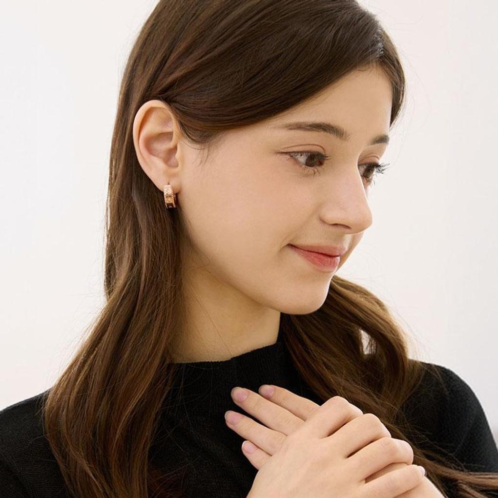 [LsSHOP] 14K Star Point Rail Earrings (Gold Plated)_LJ5224BRE