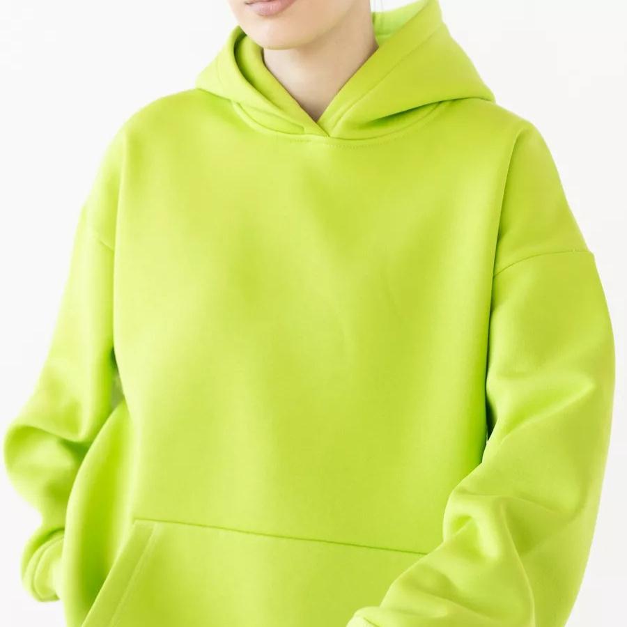 Women's Long-sleeve Hooded Sweatshirt for Autumn/winter – Loose and Casual Top