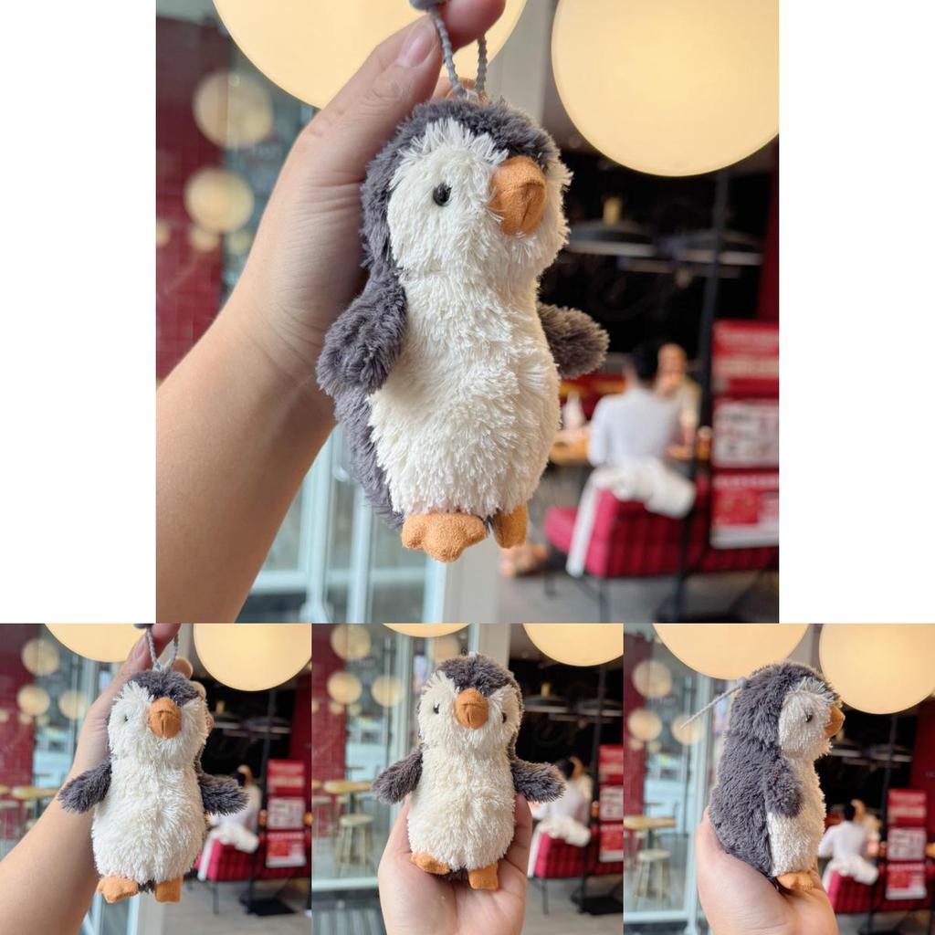 Peanut Penguin Plush Keychain With Charm And Soft Short Plush For Bag Decor