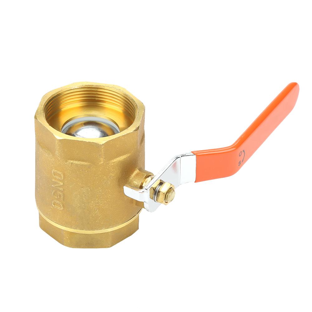 1pc DN50 2 BSP Brass Pipe Ball Valve 1.6MPa for Water Oil Gas