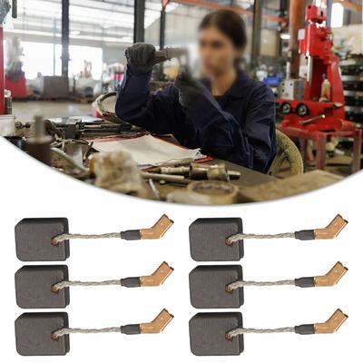 6.5mmx12mmx14mm Carbon Brushes 6Pcs Accessories Carbon+copper