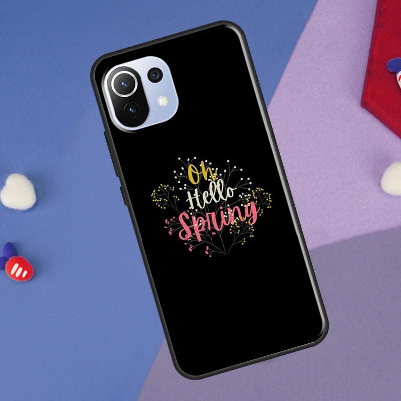 Hallå Vårblommor Fodral För Xiaomi 14 Ultra 13 11T 12T 13T 14T Pro POCO X7 X6 Pro X3 X5 F3 F5 M6 F6 Pro Fodral