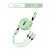 3 in 1 USB-Kabel Schnellladekabel USB Typ C Kabel für iPhone Samsung Huawei Xiaomi Micro USB Lightning Kabel Ladegerät