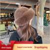 Mongolischer Kunstpelz Damenhut - Warmer Winterschutz für die Ohren, Koreanischer Stil Schirmmütze, Schlankmachender Look