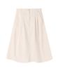 Brompton London W Denim Skirt - Ivory (P262Wsk483)