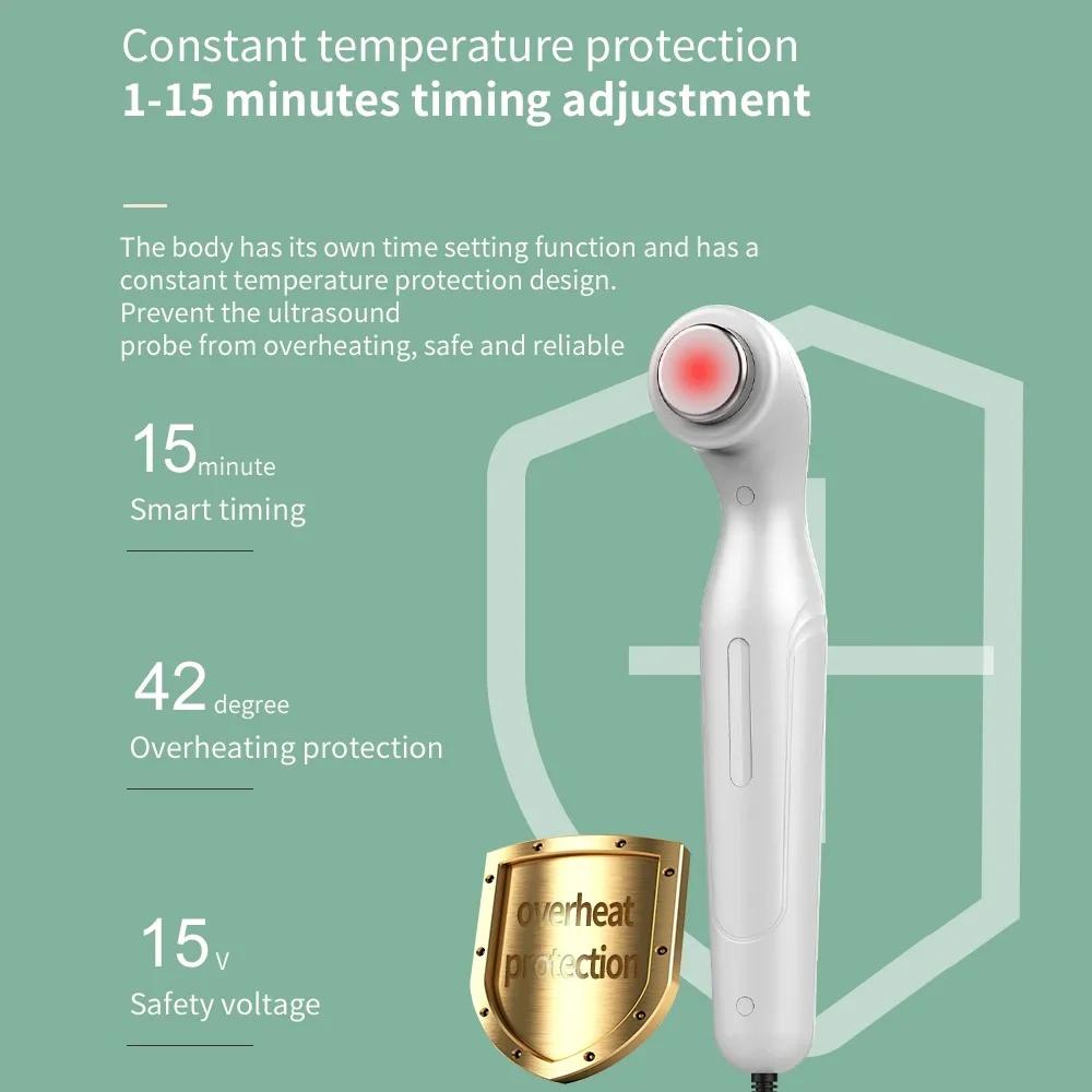 Portable Ultrasonic Body Massager, Handheld Adjustable Intensity for Waist Arm Leg Full Body Muscle Soothing & Relaxation