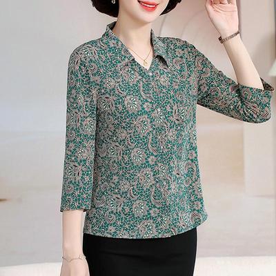 Elegant Summer Top Female Shirt  Casual Loose Woman Vintage Blouse Summer Clothes