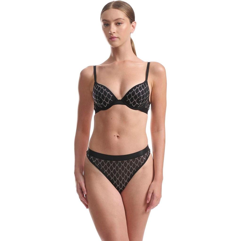 Wolford Womens/Ladies Geometric Sheer Push Up Bra
