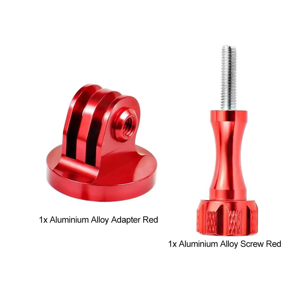 Aluminum Alloy GoPro Mount Adapter with Thumb Screw, 1/4" Female Thread Converter for GoPro Hero 13 12 11 9 Action Camera Tripod