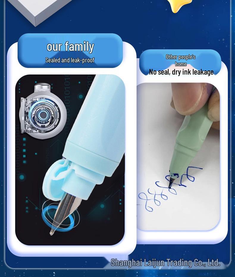 Dotstone Plnicí pero Time Capsule pro studenty - DS-784, Vyměnitelná inkoustová náplň, Začátečnická kaligrafie, Malý dveřní lis.