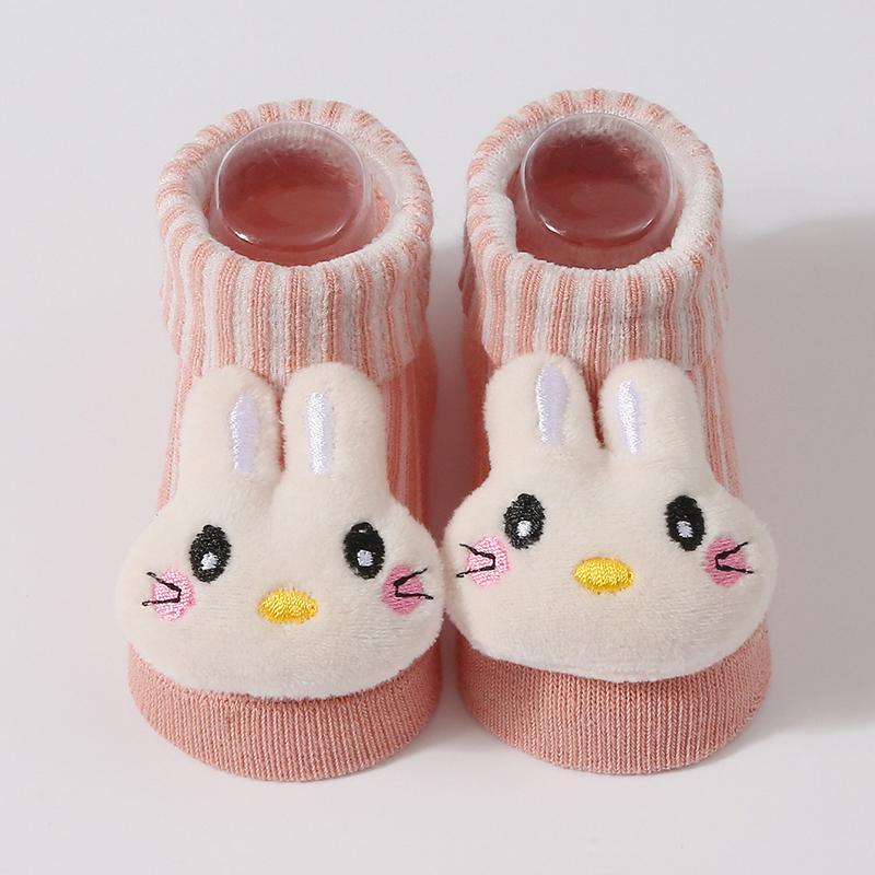 Newborn Infant Cute Cartoon Rabbit Stocking Cotton Warm Baby Socks Girls Kid Soft Socken Spring Autumn Girls Gift Knitting Socks
